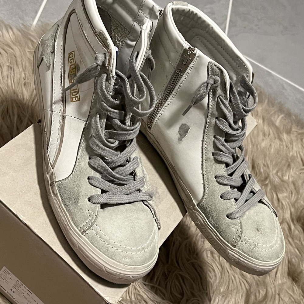 Slide Classic White Ice Golden Goose size 39 (NIB)